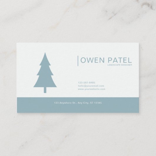 Ethereal Misty Forest Lake White Floral Gold Frame 名刺 (裏面)