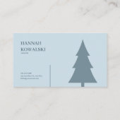 Ethereal Misty Lake Landscape and Vintage Rose 名刺 (裏面)