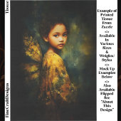 Ethereal Mixed Race Fairy in Autumn EG4R Decoupage 薄葉紙