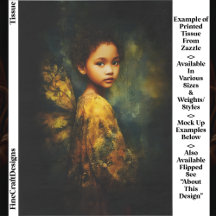 Ethereal Mixed Race Fairy in Autumn EG4R Decoupage