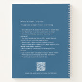 Ethereal MoonとDragonflyのジャーナリングプロンプト ノートブック (裏面)