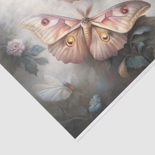 Ethereal Moths Decopage 薄葉紙 (詳細)