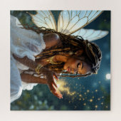 Ethereal Mystical Fairy and Gold Dust ジグソーパズル (横)