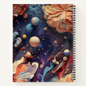 Ethereal Nebula銀河系ノートとジャーナル ノートブック (裏面)