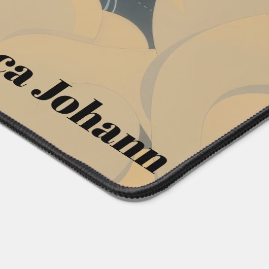 Ethereal Neo Deco Dreamer Aesthetic Large デスクマット (コーナー)