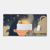 Ethereal Neo Deco Dreamer Aesthetic Large デスクマット (キーボード&マウス)