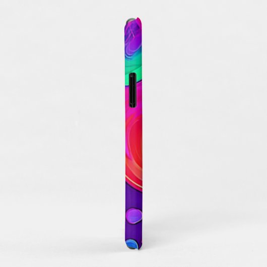 Ethereal Neon:抽象芸術の夢 Case-Mate iPhoneケース (裏面/右)