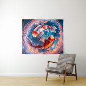 Ethereal Orbit Pisces Wall Tapestry タペストリー (インサイチュ(横))