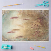 Ethereal, Pampas Grass Field, Mixed media effect 薄葉紙 (クラフト)