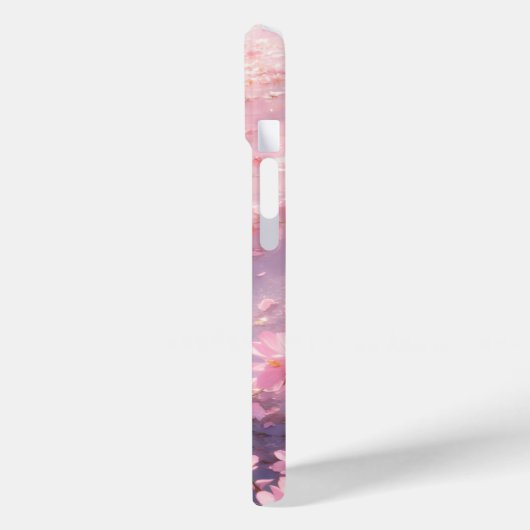 Ethereal Pink Blossoms Floating on Water Case-Mate iPhoneケース (裏面 / 左)