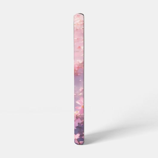 Ethereal Pink Blossoms Floating on Water Samsung Galaxyケース (左側面)