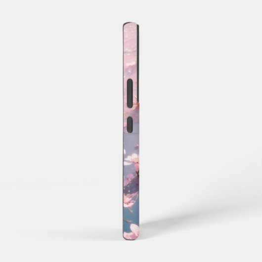 Ethereal Pink Blossoms Floating on Water Samsung Galaxyケース (右側面)