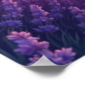 Ethereal Purple - Lavender 4Kデジタルダウンロード ポスター (角)