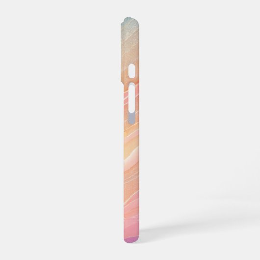 Ethereal Radiance Pastel Aurora Phone Case iPhone 16ケース (左側面)