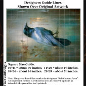 Ethereal Raven, Textured Background EQ8R Decoupage 薄葉紙