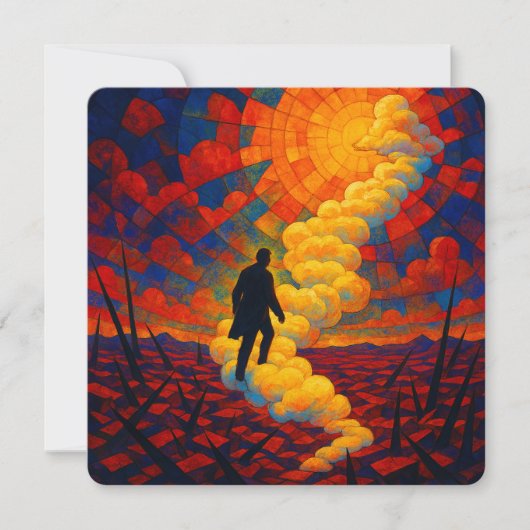 Ethereal Reverie - Surreal Dreamscape Greeting Car シーズンカード (正面)