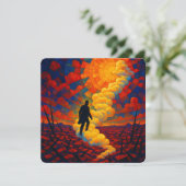 Ethereal Reverie - Surreal Dreamscape Greeting Car シーズンカード (スタンド正面)