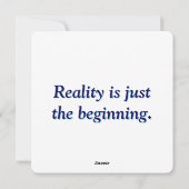 Ethereal Reverie - Surreal Dreamscape Greeting Car シーズンカード (裏面)