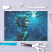 Ethereal Siren Mermaidの海デコページ 薄葉紙 (クラフト)