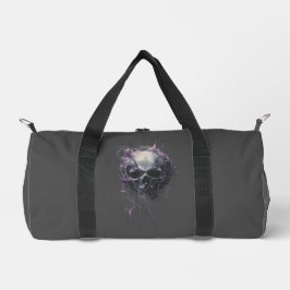 Ethereal Skull Abstract Grunge Dark Art ダッフルバッグ
