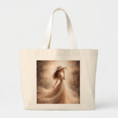 Ethereal Slavic Water Nymph Tote Bag Boho ラージトートバッグ (正面)