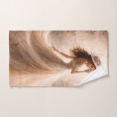 Ethereal Slavic Water Nymph Towel | Boho ハンドタオル (ハンドタオル)