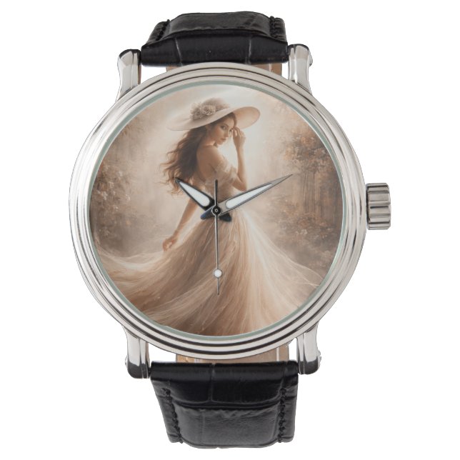 Ethereal Slavic Water Nymph | Watches | Boho 腕時計 (正面)