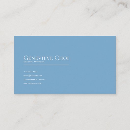 Ethereal Snowy Forest Mountain Valley Clean Frame 名刺 (裏面)