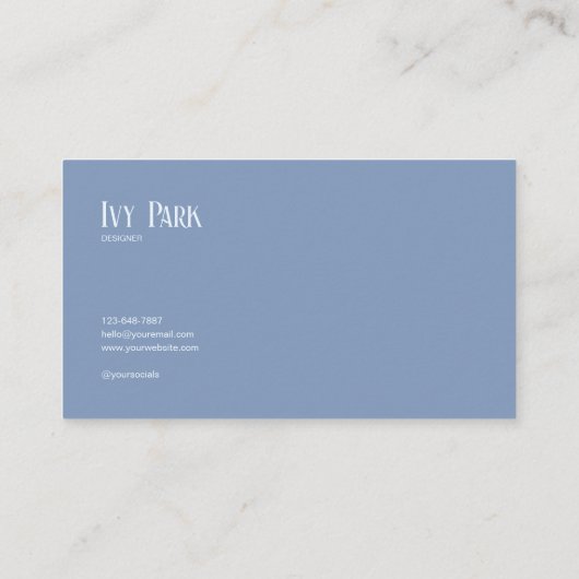 Ethereal Snowy Mountain Sunrise Mist 名刺 (裏面)