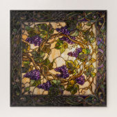 Ethereal Stained Glass Grapevine Puzzle ジグソーパズル (横)