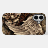 Ethereal Steampunk Wings、ギア、および開花 Case-Mate iPhoneケース (裏面 (横))