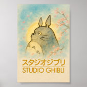 Ethereal Totoro Blossom ポスター (正面)