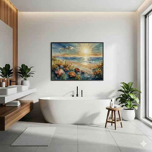 Ethereal Underwater Scene ポスター