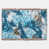 Ethereal Velocity: Geometric Cloud & Arrow Fusion スローブランケット (正面)