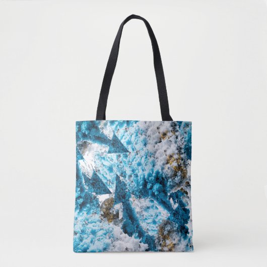 Ethereal Velocity: Geometric Cloud & Arrow Fusion トートバッグ (正面)