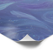 Ethereal Violet Dancer in Dream Motion ポスター (コーナー)