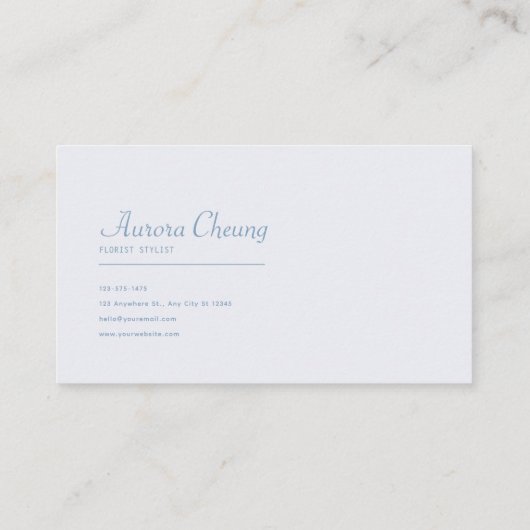 Ethereal Violet Lake Gold Frame Serene Landscape 名刺 (裏面)