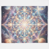 Ethereal Vision – Beyond Reality33 フリースブランケット (正面(横))
