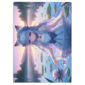 Ethereal Water Anime Catgirl両面 クリップボード (裏面)