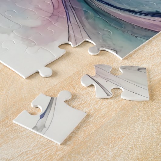 Ethereal Water Color Cat ジグソーパズル (側面)