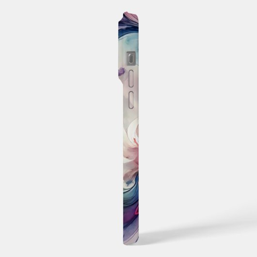 Ethereal Water Color Cat iPhoneケース (左側面)