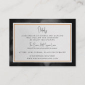 Ethereal Water Color Dark Moodyの結婚詳細 エンクロージャーカード (正面)