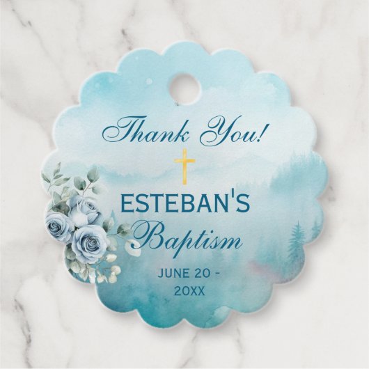 Ethereal Watercolor Baptism フェイバータグ (正面)