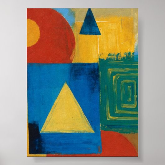 Ethereal Watercolor Fine Art Print - Abstract / Fl ポスター (正面)