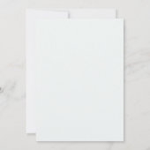 Ethereal Watercolor Garden Arch Wedding Invitation 招待状 (裏面)