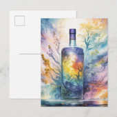 Ethereal Whispers - Magical Potion Bottle ポストカード (正面/裏面)