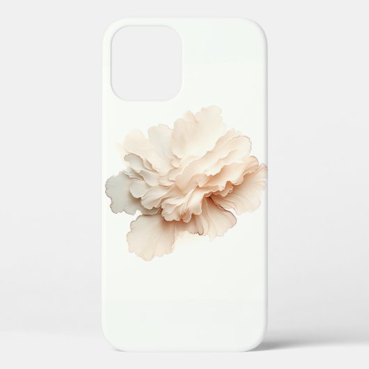 Ethereal White Petal Abstract Phone Case - Minimal Case-Mate iPhoneケース (裏面)