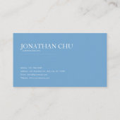 Ethereal White Rose Floral and Snowy Mountain Moon 名刺 (裏面)