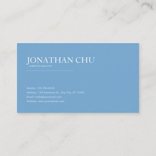 Ethereal White Rose Floral and Snowy Mountain Moon 名刺 (裏面)