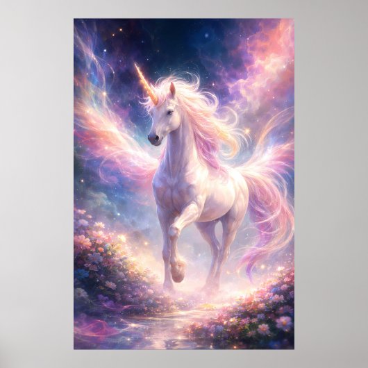 Ethereal Winged Unicorn of Light | ManJiangHong Fa ポスター (正面)